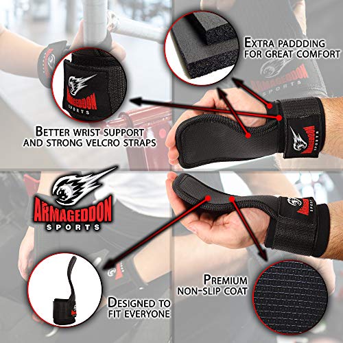 Calleras para Crossfit Musculacion en Gym y Calistenia - Dominadas Grips Weight Lifting Chin Ups - Protezioni uniche per le Mani con polsiera Guantes de Crossfit Calleras para Crossfit Musculacion en Gym y Calistenia - Dominadas Grips Weight Lifting Chin Ups - Protezioni uniche per le Mani con polsiera Guantes de Crossfit
