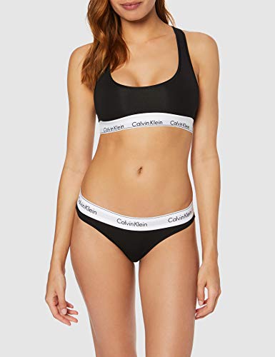 Calvin Klein Underwear, Braguitas para Mujer, Negro (BLACK 001), M