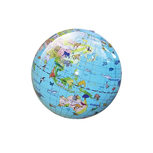 Caly- Globo Terráqueo Animales 30 CM, Multicolor (CAGL30AN) Caly- Globo Terráqueo Animales 30 CM, Multicolor (CAGL30AN)