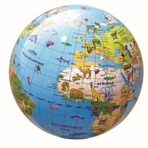 Caly- Globo Terráqueo Animales 30 CM, Multicolor (CAGL30AN) Caly- Globo Terráqueo Animales 30 CM, Multicolor (CAGL30AN)