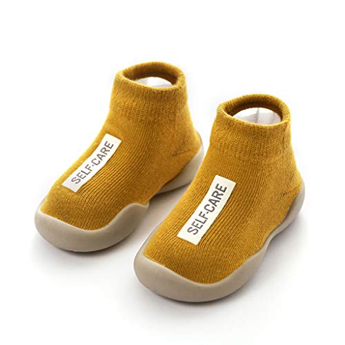 Calzado Casual Infantil Zapatos De Goma Antideslizantes Calcetines De Punto Zapatos Casa OtoƱO Nuevas Botas Desnudas Zapatos para BebƩS Y NiƱOs ReciƩN Nacidos Zapatos De Primer Paso(Amarillo,21EU) Calzado Casual Infantil Zapatos De Goma Antideslizantes Calcetines De Punto Zapatos Casa OtoƱO Nuevas Botas Desnudas Zapatos para BebƩS Y NiƱOs ReciƩN Nacidos Zapatos De Primer Paso(Amarillo,21EU)