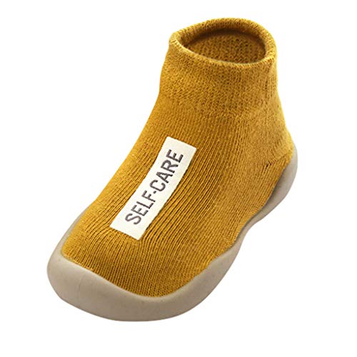 Calzado Casual Infantil Zapatos De Goma Antideslizantes Calcetines De Punto Zapatos Casa OtoƱO Nuevas Botas Desnudas Zapatos para BebƩS Y NiƱOs ReciƩN Nacidos Zapatos De Primer Paso(Amarillo,21EU) Calzado Casual Infantil Zapatos De Goma Antideslizantes Calcetines De Punto Zapatos Casa OtoƱO Nuevas Botas Desnudas Zapatos para BebƩS Y NiƱOs ReciƩN Nacidos Zapatos De Primer Paso(Amarillo,21EU)