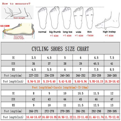 Calzado de Ciclismo para Hombre, Calzado de Ciclismo de Carretera, Bicicleta de Montaña, Calzado MTB, Calzado para Correr de Ocio Antideslizante y Transpirable Calzado de Ciclismo para Hombre, Calzado de Ciclismo de Carretera, Bicicleta de Montaña, Calzado MTB, Calzado para Correr de Ocio Antideslizante y Transpirable