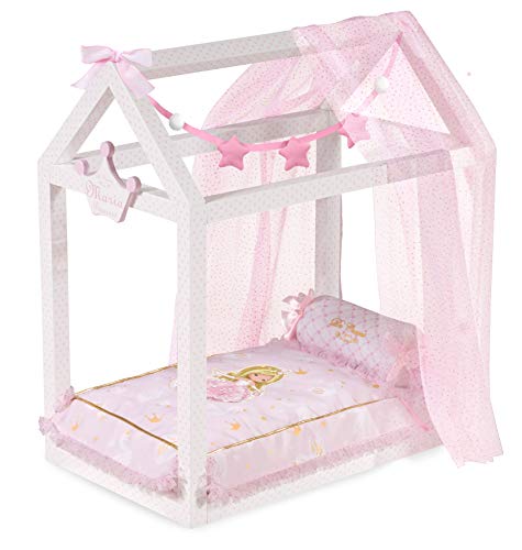 Cama Casita Madera de Muñecas María Decuevas 55028 Cama Casita Madera de Muñecas María Decuevas 55028