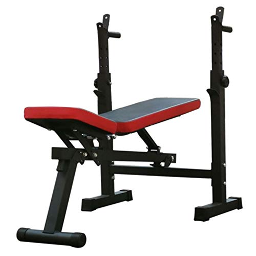 Cama De Levantamiento De Pesas Multifuncional Press De Banca Equipo De Gimnasia para El Hogar Prensa De Banco Plegable Soporte De Estante con Barra Simple Estante para Sentadillas Cama De Levantamiento De Pesas Multifuncional Press De Banca Equipo De Gimnasia para El Hogar Prensa De Banco Plegable Soporte De Estante con Barra Simple Estante para Sentadillas