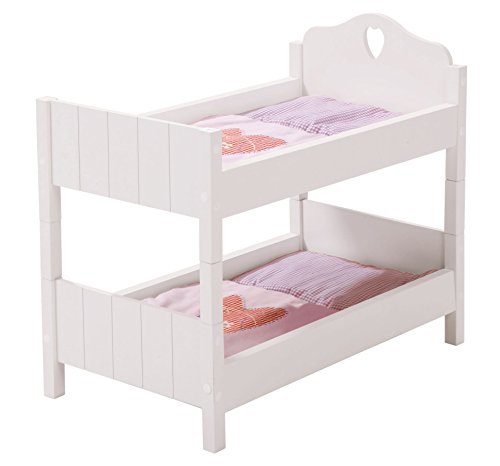 Cama de muñecas roba, coleccion de muebles para muñecas "Fairytale", cama de muñecas divisible, lacada en blanco, accesorios para muñecas con textiles. Cama de muñecas roba, coleccion de muebles para muñecas "Fairytale", cama de muñecas divisible, lacada en blanco, accesorios para muñecas con textiles.