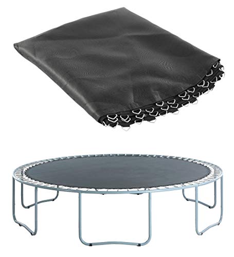 Cama Elastica Exterior Profesional | Tapete De Repuesto Para Trampolin | Compatible Marcos De 8 Pies con 48 Anillos En V | Utiliza Resortes De 5.5 Pulgadas | Rebote, Resistente Al Agua Y Los Rayos UV