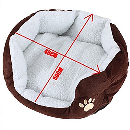 Cama para mascotas, suave, lavable, para perros y gatos