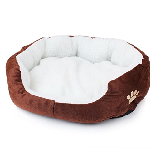 Cama para mascotas, suave, lavable, para perros y gatos