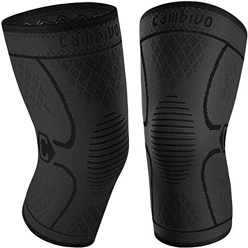 CAMBIVO 2 x Rodilleras Menisco y Ligamento, Rodillera Deportiva para Hombre y Mujer, Rodillera Compresion para Running, Voleibol, Artrosis, Tendinitis