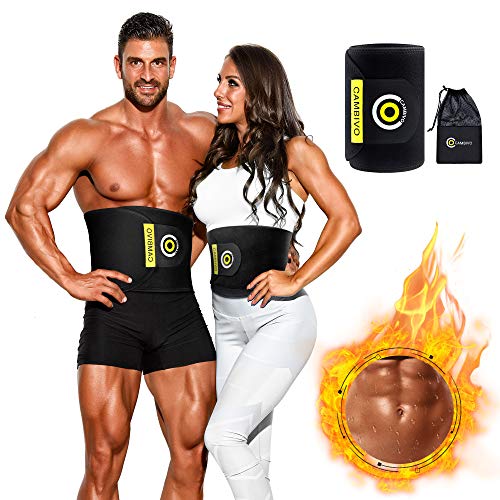 CAMBIVO Fajas Reductoras Mujer, Faja Reductora Abdomen Hombre Cinturón Ajustable Efectivo para Aumento de Sudor, Fitness, Sweat, Entrenamiento, Gimnasio, Ejercicio CAMBIVO Fajas Reductoras Mujer, Faja Reductora Abdomen Hombre Cinturón Ajustable Efectivo para Aumento de Sudor, Fitness, Sweat, Entrenamiento, Gimnasio, Ejercicio