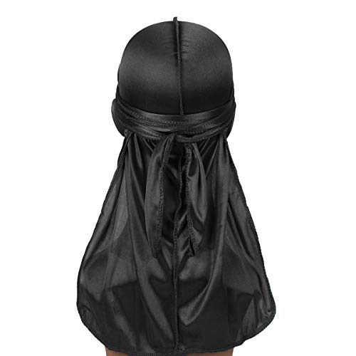 Camidy 3 Piezas de Durag Suave Y Sedoso con Cola Larga para Hombres Mujeres 360 Ondas Headwraps con Tapa de Onda Camidy 3 Piezas de Durag Suave Y Sedoso con Cola Larga para Hombres Mujeres 360 Ondas Headwraps con Tapa de Onda