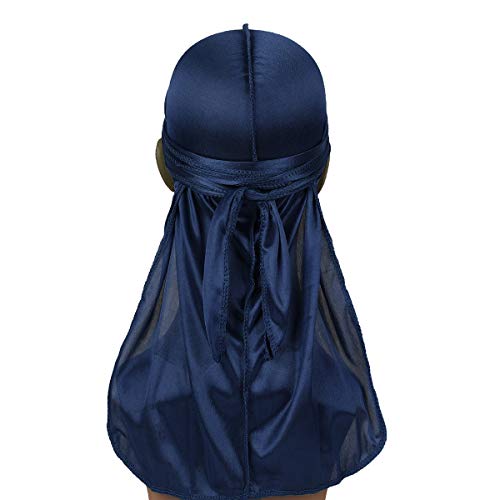 Camidy 3 Piezas de Durag Suave Y Sedoso con Cola Larga para Hombres Mujeres 360 Ondas Headwraps con Tapa de Onda Camidy 3 Piezas de Durag Suave Y Sedoso con Cola Larga para Hombres Mujeres 360 Ondas Headwraps con Tapa de Onda