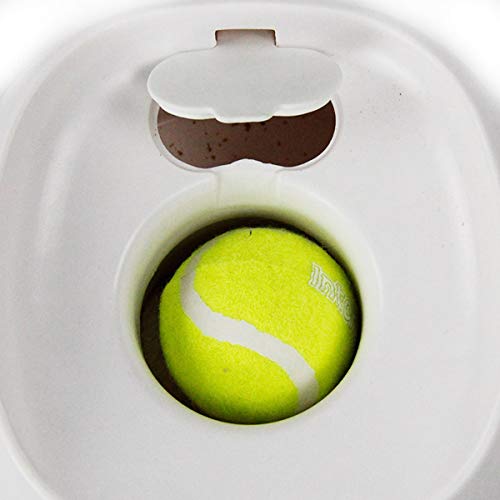 Camidy - Lanzador de pelotas de tenis interactivo para perro, lanzando la máquina de bolas con alimentador automático para mascotas para perros Ball Obtención de entrenamiento de alimentación