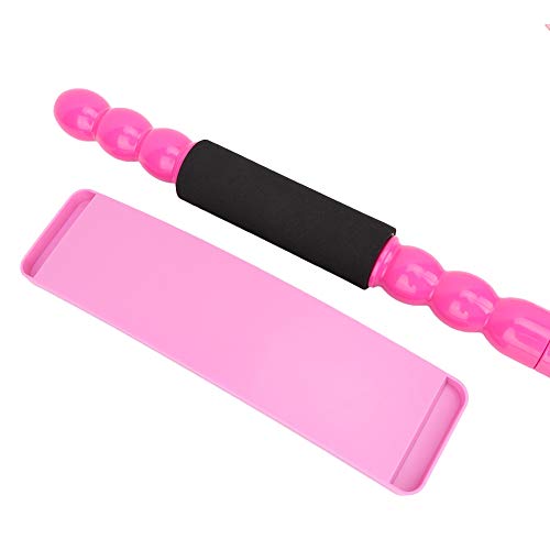 Camilla de Pie de Ballet,Estiramiento de Pie ABS Foot Stretcher Enhancer Roller de Masaje de Tejido Profundo con Correa de Tracción Accesorio de Entrenamiento para Ballet y Danza Yoga Gimnasia