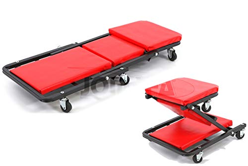 CAMILLA PARA TALLER MECANICO CONVERTIBLE EN ASIENTO CON 6 RUEDAS 360º CAMILLA PARA TALLER MECANICO CONVERTIBLE EN ASIENTO CON 6 RUEDAS 360º