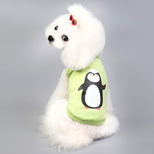 Camisas para perros Camiseta de tela para perro mascota Perrito Gato Chaleco Disfraz de ropa para perros Hembra Masculino para Pequeño perro mediano -2pcs