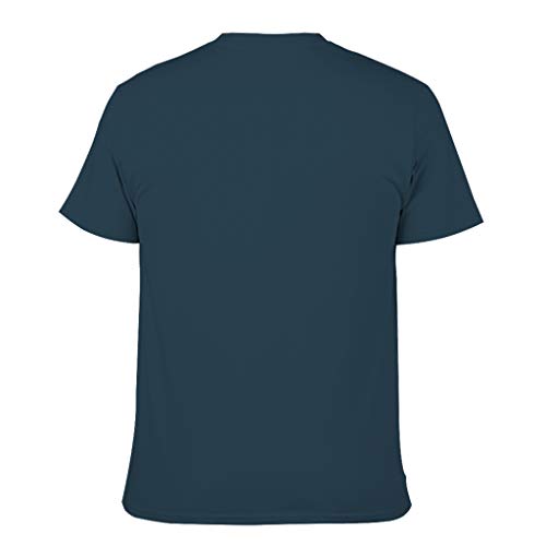 Camiseta de algodón para hombre con texto en inglés "I'm Not Shy Just Don't Like You" azul marino M Camiseta de algodón para hombre con texto en inglés "I'm Not Shy Just Don't Like You" azul marino M