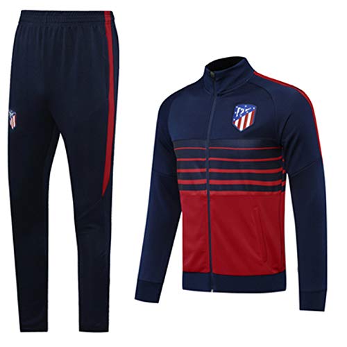 Camiseta de fútbol Atlětico Mǎdrid 2021 cuello alto manga larga chándal de entrenamiento ropa deportiva profesional equipo uniforme de fútbol conjunto de camisetas de manga larga, Komfortable Camiseta de fútbol Atlětico Mǎdrid 2021 cuello alto manga larga chándal de entrenamiento ropa deportiva profesional equipo uniforme de fútbol conjunto de camisetas de manga larga, Komfortable