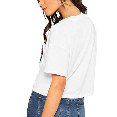 Camiseta de manga corta con estampado Sublime-Badfish para mujer, camiseta de manga corta para niña, camiseta informal para mujer