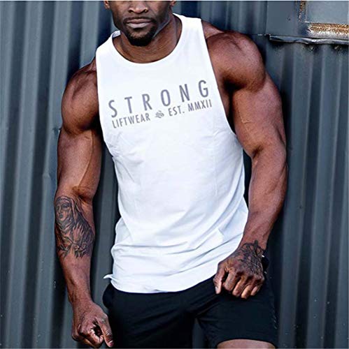 Camiseta de tiantes Deportiva Fitness de Hombre para el Gym y Entrenamientos de Alta Intensidad Tank Top Camiseta de tiantes Deportiva Fitness de Hombre para el Gym y Entrenamientos de Alta Intensidad Tank Top