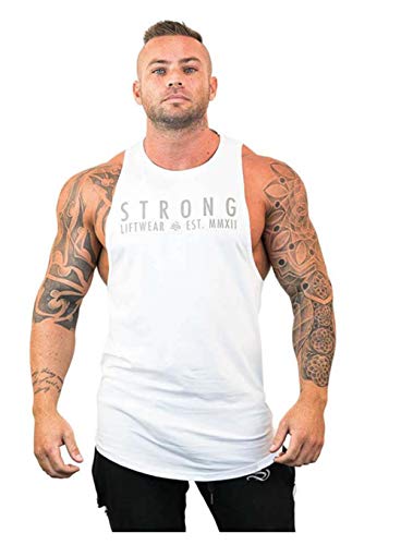 Camiseta de tiantes Deportiva Fitness de Hombre para el Gym y Entrenamientos de Alta Intensidad Tank Top
