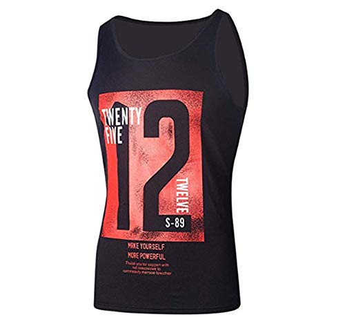 Camiseta de Tirantes Deportiva Hombre Tirantes Culturismo Fitness Deportiva. Ropa Deporte Masculina para Entrenar Gym