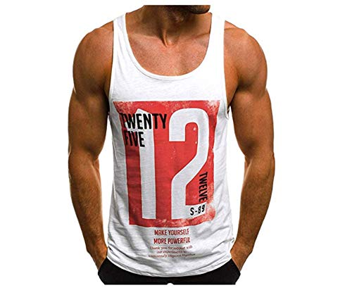 Camiseta de Tirantes Deportiva Hombre Tirantes Culturismo Fitness Deportiva. Ropa Deporte Masculina para Entrenar Gym Camiseta de Tirantes Deportiva Hombre Tirantes Culturismo Fitness Deportiva. Ropa Deporte Masculina para Entrenar Gym