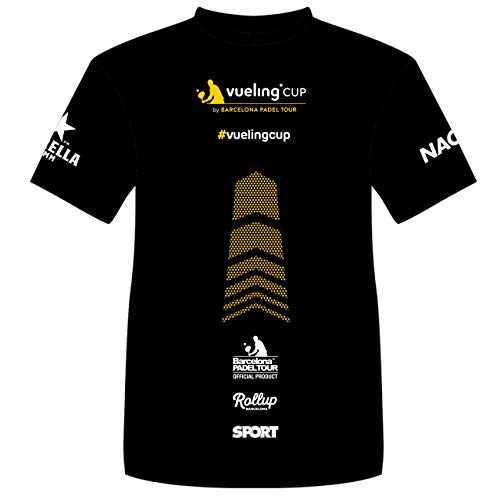 Camiseta Manga Corta Técnica Vueling Cup Hombre Negra L