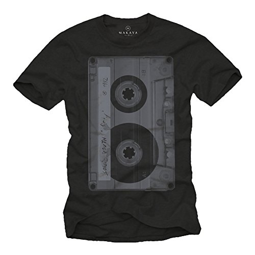 Camiseta Musica Hombre - Caseta - Negro L