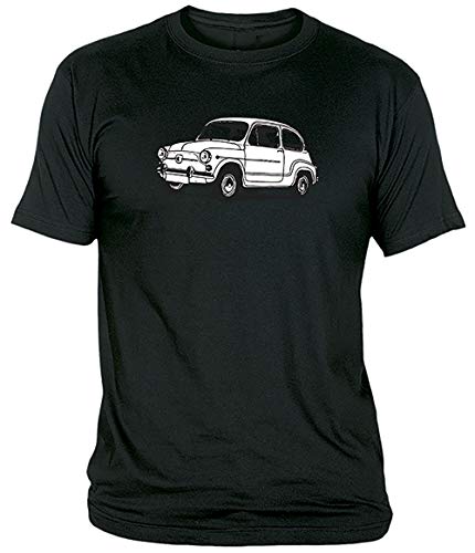 Camisetas EGB Camiseta Seat 600 Adulto/niño ochenteras 80´s Retro (Negro, 4XL)