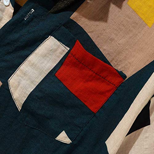 Camisetas Hombre Manga Corta Baratas SHOBDW 2019 Sólido Cuello Mao Camisa Lino Hombre Casual Moda Blusa Slim Fit Tops Hombre Tallas Grandes XXL(Negro,M) Camisetas Hombre Manga Corta Baratas SHOBDW 2019 Sólido Cuello Mao Camisa Lino Hombre Casual Moda Blusa Slim Fit Tops Hombre Tallas Grandes XXL(Negro,M)