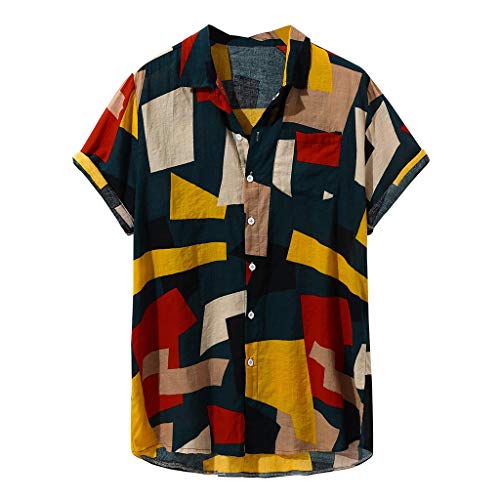Camisetas Hombre Manga Corta Baratas SHOBDW 2019 Sólido Cuello Mao Camisa Lino Hombre Casual Moda Blusa Slim Fit Tops Hombre Tallas Grandes XXL(Negro,M) Camisetas Hombre Manga Corta Baratas SHOBDW 2019 Sólido Cuello Mao Camisa Lino Hombre Casual Moda Blusa Slim Fit Tops Hombre Tallas Grandes XXL(Negro,M)