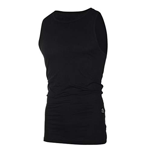 Camisetas Hombre,SHOBDW Moda Personalidad Verano Loose Talla Grande Deporte Sobredimensionado Correr Blusa De Camiseta Sin Mangas Delgada SóLida Camisetas De Tirantes Hombres Gym(Negro,L) Camisetas Hombre,SHOBDW Moda Personalidad Verano Loose Talla Grande Deporte Sobredimensionado Correr Blusa De Camiseta Sin Mangas Delgada SóLida Camisetas De Tirantes Hombres Gym(Negro,L)