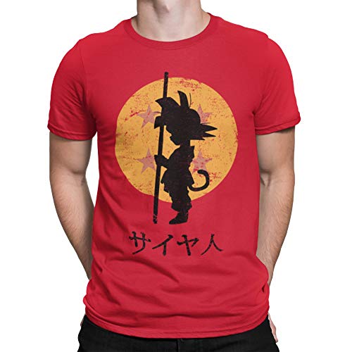 Camisetas La Colmena 164 - Looking for The Dragon Balls (ddjvigo) (Roja, XL)