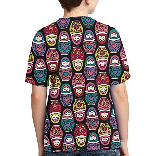 Camisetas para niños Muñecas Rusas Camisetas para niños Camisetas de Golf de Manga Corta de Verano de Secado rápido Camisetas para niños Muñecas Rusas Camisetas para niños Camisetas de Golf de Manga Corta de Verano de Secado rápido