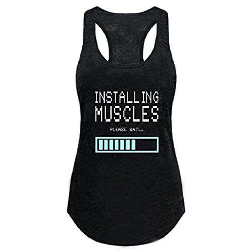 Camisetas Sin Mangas Mujer SHOBDW Verano Playa Blackless Gimnasio Deportivo Entrenamiento Blusa Estampada Carta Camisas De Cuello Redondo Chaleco Tops Sexy Camiseta Mujer Casual S-5XL(Negro,L) Camisetas Sin Mangas Mujer SHOBDW Verano Playa Blackless Gimnasio Deportivo Entrenamiento Blusa Estampada Carta Camisas De Cuello Redondo Chaleco Tops Sexy Camiseta Mujer Casual S-5XL(Negro,L)