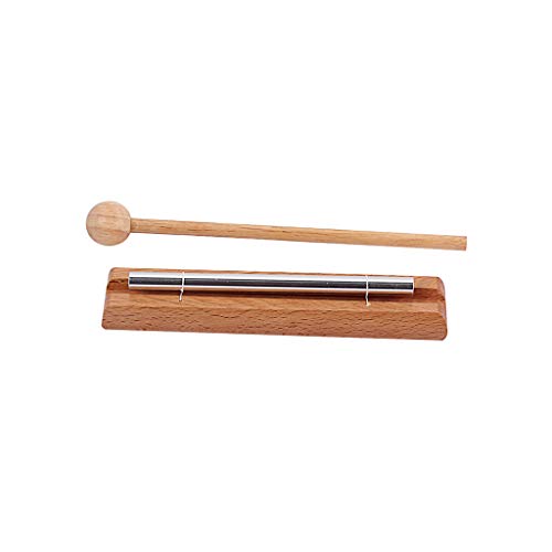 Campana de meditación Alnicov Solo Chime con mazo Instrumento de percusión para oración Yoga Energías Orientales Curación o Gestión de Aula de Profesores Campana de meditación Alnicov Solo Chime con mazo Instrumento de percusión para oración Yoga Energías Orientales Curación o Gestión de Aula de Profesores