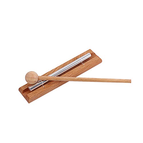 Campana de meditación Alnicov Solo Chime con mazo Instrumento de percusión para oración Yoga Energías Orientales Curación o Gestión de Aula de Profesores Campana de meditación Alnicov Solo Chime con mazo Instrumento de percusión para oración Yoga Energías Orientales Curación o Gestión de Aula de Profesores