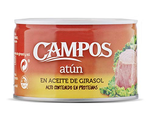 CAMPOS, Conserva de atún en aceite de girasol - lata de 400 g (320401002)