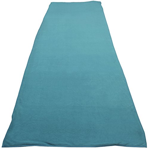 CampTeck U6829 Microfibra Toalla Yoga para Tapete de Yoga (184x62cm) Toalla de Yoga Antideslizante para Hot Yoga, Bikram Yoga y Power Yoga con Bolsa de Transporte – Azul