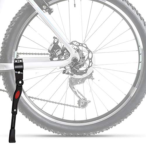 CampTeck U6896 Caballete Bicicleta Ajustable de Aluminio Bike Stand Pata de Cabra Bicicleta - Se Adapta a 24"-28" MTB Montaña, Carretera, Híbrido, Bicicletas Plegables