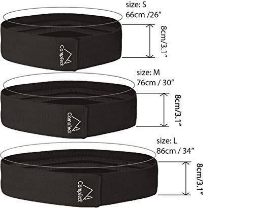 CampTeck U6915 - Bandas Elasticas Fitness Hip de PoliĂ©ster y LĂĄtex Cadera Banda Elastica para Ejercicio GlĂșteos y Piernas Antideslizante - Squat Banda - Negro - M (76cm x 8cm) CampTeck U6915 - Bandas Elasticas Fitness Hip de PoliĂ©ster y LĂĄtex Cadera Banda Elastica para Ejercicio GlĂșteos y Piernas Antideslizante - Squat Banda - Negro - M (76cm x 8cm)