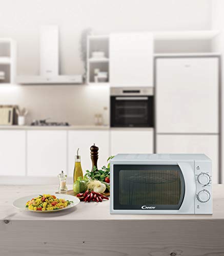 Candy CMG 2071 M Microondas con Grill, 6 Niveles, 2 mandos mecánicos, Plato Giratorio 24,5 cm, Potencia 700 W-900 W, 20 litros, Stainless Steel, blanco Candy CMG 2071 M Microondas con Grill, 6 Niveles, 2 mandos mecánicos, Plato Giratorio 24,5 cm, Potencia 700 W-900 W, 20 litros, Stainless Steel, blanco