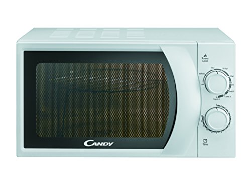Candy CMG 2071 M Microondas con Grill, 6 Niveles, 2 mandos mecánicos, Plato Giratorio 24,5 cm, Potencia 700 W-900 W, 20 litros, Stainless Steel, blanco Candy CMG 2071 M Microondas con Grill, 6 Niveles, 2 mandos mecánicos, Plato Giratorio 24,5 cm, Potencia 700 W-900 W, 20 litros, Stainless Steel, blanco