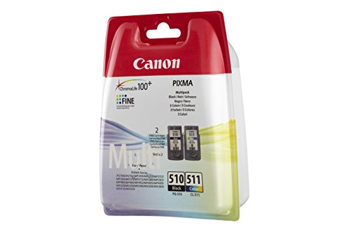 Canon 2970B010AA Cartuchos de tinta BK+Tricolor para Impresora de Inyeccion de tinta Pixma Canon 2970B010AA Cartuchos de tinta BK+Tricolor para Impresora de Inyeccion de tinta Pixma