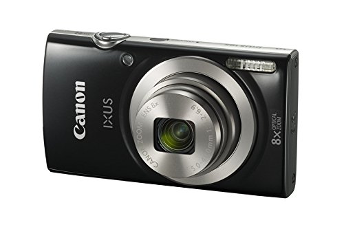 Canon IXUS 185 - Cámara compacta de 20 MP (pantalla de 2.7", Digic 4+, 16x ZoomPlus, vídeo HD, modo Smart Auto, Date Button, Easy Auto) negro