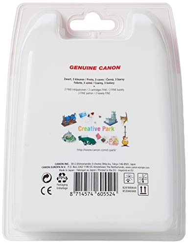 Canon PG-545+CL-546 Cartucho Multipack de tinta original Negro y Tricolor para impresora de inyeccion de tinta Pixma