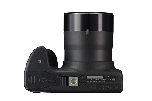 Canon PowerShot SX430 IS - Cámara compacta de 20 MP (Pantalla de 3'', Zoom óptico 45x, WiFi con NFC Activo, Smart Auto, Canon Connect, Creative Filter, Intelligent IS) Negro
