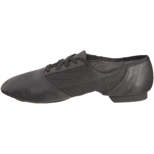 Capezio - Zapatos de cordones de cuero unisex, Negro (Black), 39 EU